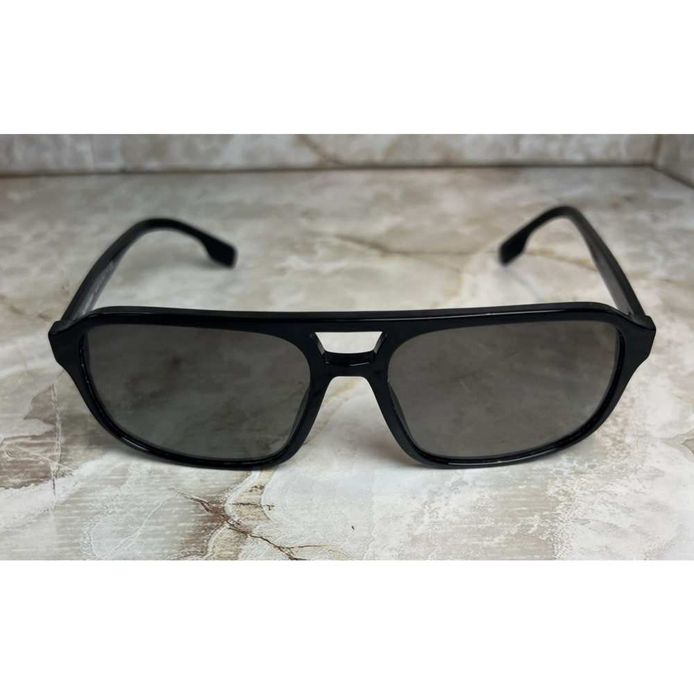 Burberry Sunglasses B 4320 Unisex 58-17-145 Gloss Black Italy FOR FRAMES ONLY